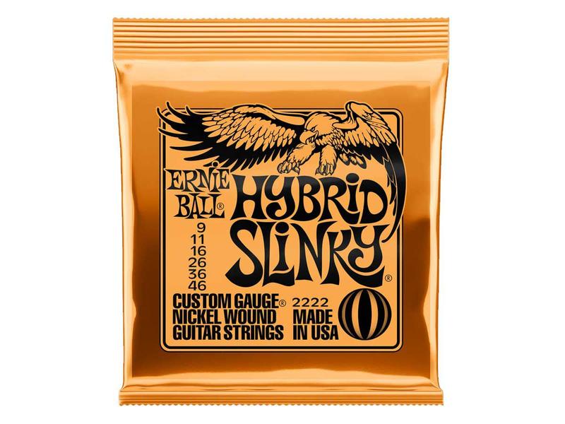 Imagem de Encordoamento para Guitarra Ernie Ball 009 Hybrid Slinky 2222