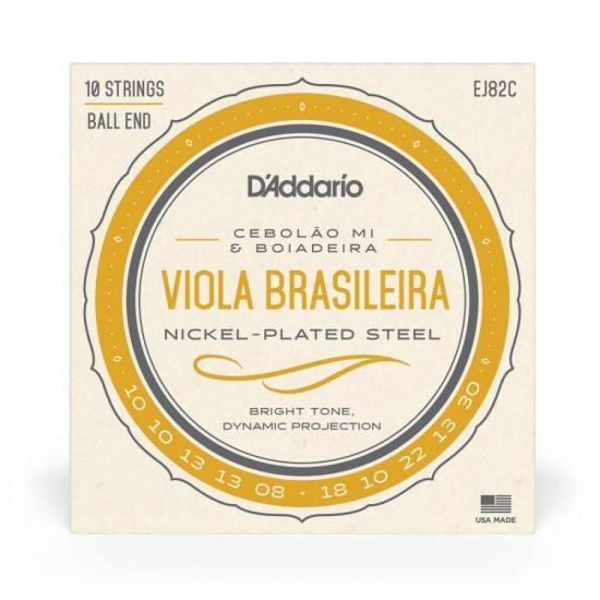 Imagem de Encordoamento Para Viola Brasileira Cebolão MI/Boiadeira EJ82C D Addario F002