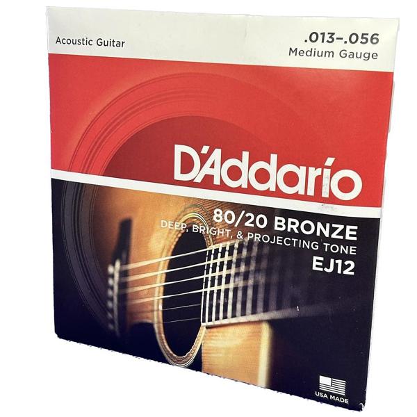 Imagem de Encordoamento Para Violão Aço 13-56 D'Addario Bronze 80/20 EJ12