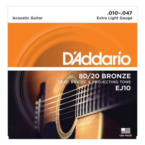 Imagem de Encordoamento para Violao ACO EJ10-B 80/20 Bronze