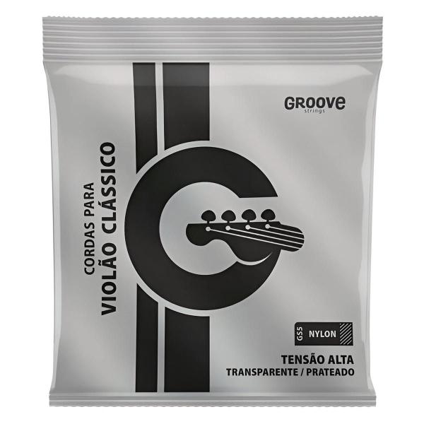 Imagem de Encordoamento Para Violão Nylon Cristal Tensão Alta Groove