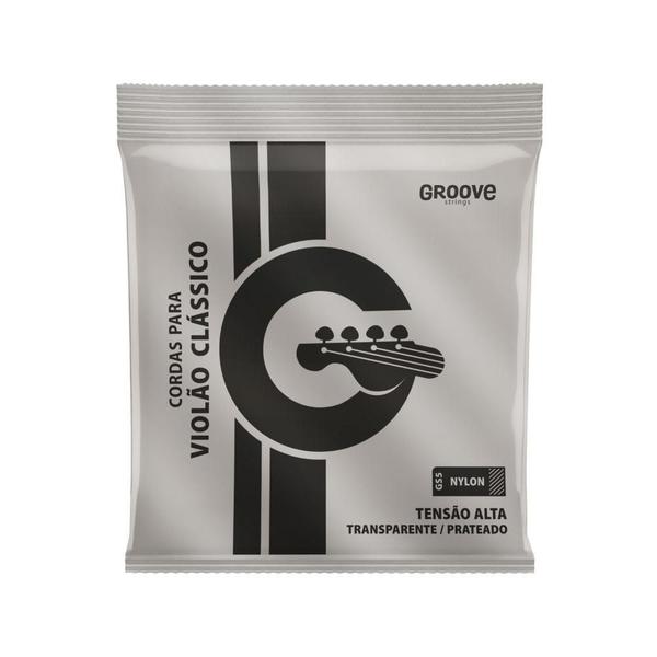 Imagem de Encordoamento Para Violão Nylon Groove Gs5 Tensão Alta Prata