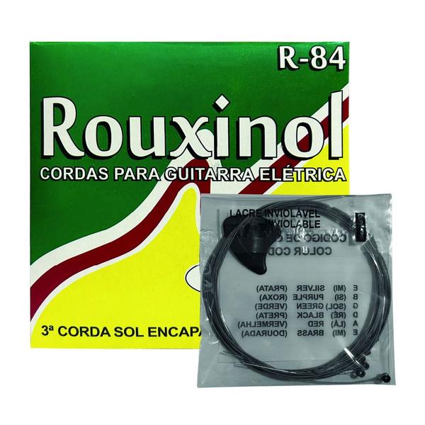 Imagem de  Encordoamento Rouxinol Para Guitarra Elétrica 009/042 R84