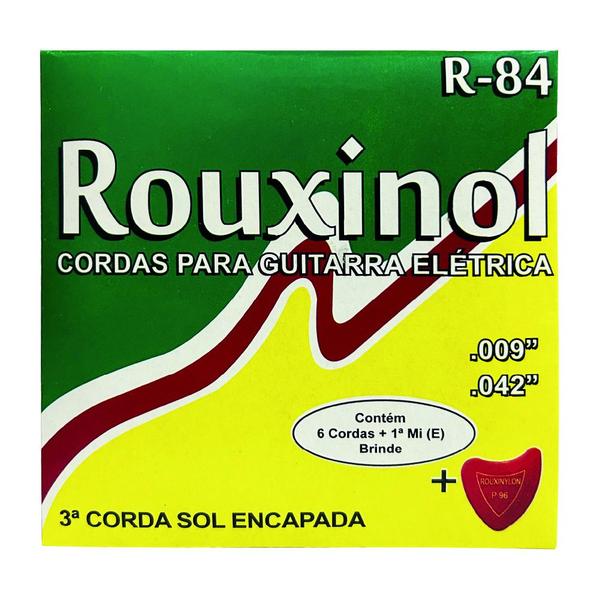 Imagem de  Encordoamento Rouxinol Para Guitarra Elétrica 009/042 R84