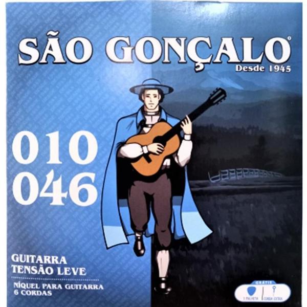 Imagem de Encordoamento sao goncalo guitarra 010 niquel 0.010 - 0.046