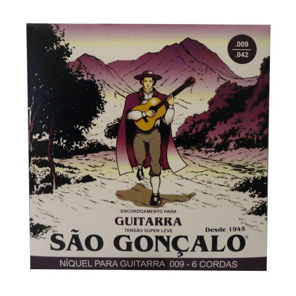 Imagem de Encordoamento Sao Goncalo Guitarra Niquel 009 - São Gonçalo