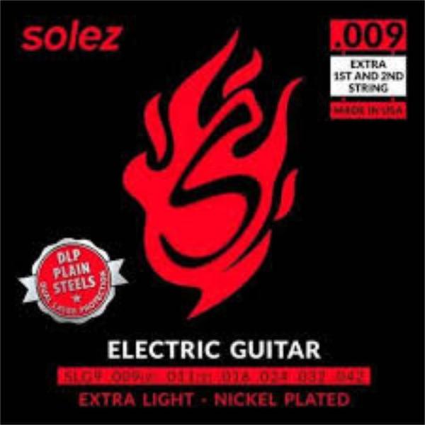 Imagem de Encordoamento solez guitarra 09 042 slg9 nickel plated