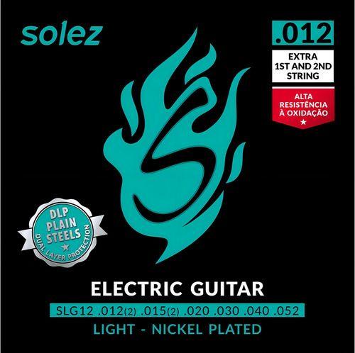 Imagem de Encordoamento Solez Guitarra Nickel .012 Heavy Plus Slg12