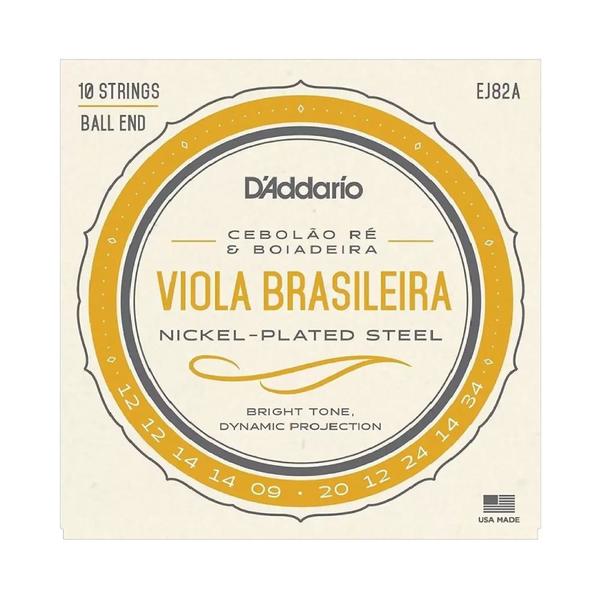 Imagem de Encordoamento Viola Caipira D'Addario EJ82A Cebolão em Ré - 27358