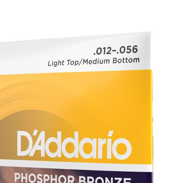 Imagem de Encordoamento Violão Aço .012 D'Addario Phosphor Bronze EJ19