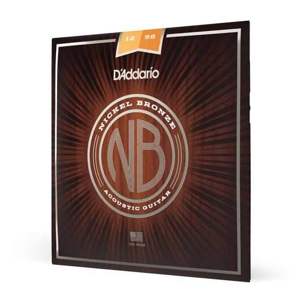 Imagem de Encordoamento Violão Aço 12-56 D Addario Nickel Bronz NB1256