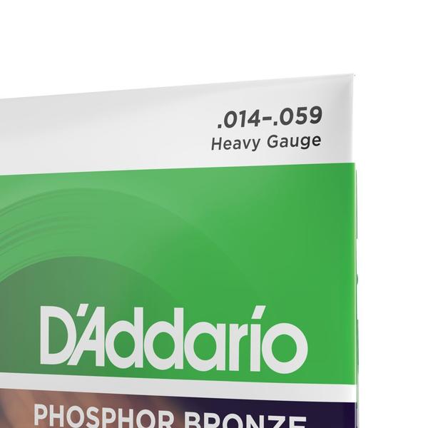 Imagem de Encordoamento Violão Aço 14-59 D Addario Phosphor EJ18