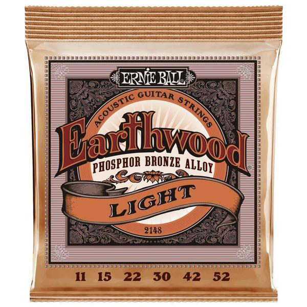 Imagem de Encordoamento Violão Aço Ernie Ball Earthwood Phosphor Bronze 011 - 052 EB2148