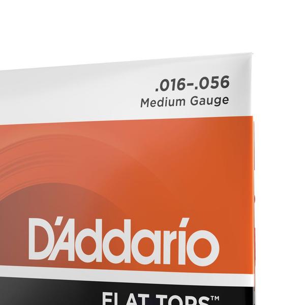 Imagem de Encordoamento Violão Aço Resonator D Addario Flat Tops EFT13