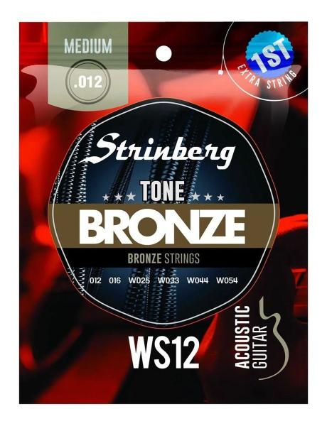 Imagem de Encordoamento Violão Aço Strinberg Bronze 012-054 Ws-12