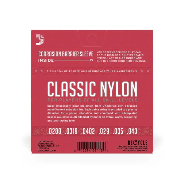 Imagem de Encordoamento Violão Nylon D'Addario EJ27N