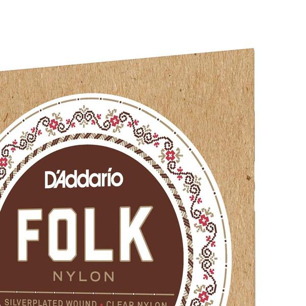 Imagem de Encordoamento Violão Nylon D'Addario Folk Nylon EJ32