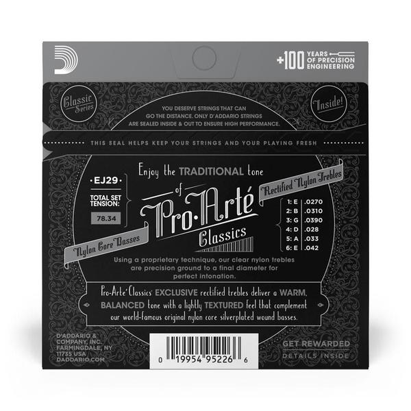 Imagem de Encordoamento Violão Nylon D'Addario Pro-Arté Rectified EJ29