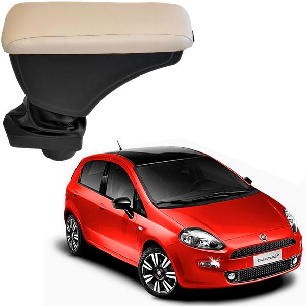 Imagem de Encosto de Braço Fiat Punto Apoio Suporte Descanso Porta Objetos