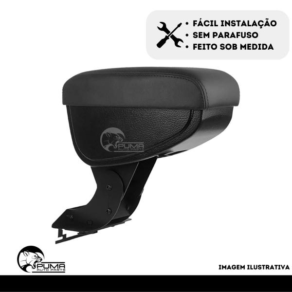 Imagem de Encosto Descanso Braço Apoio VW Up 2014 2015 2016 2017 2018 2019 2020 Porta Objetos Porta Copos