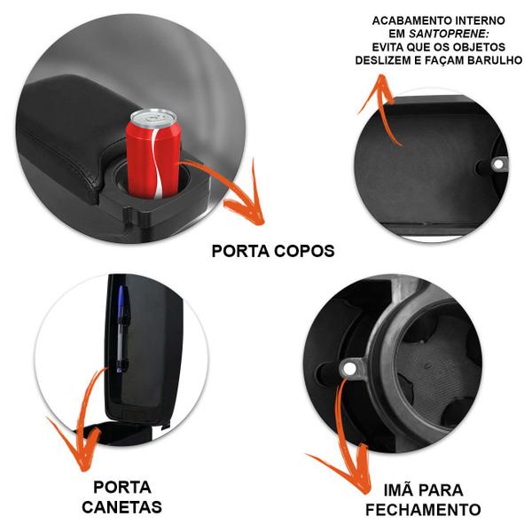 Imagem de Encosto Descanso de Braço Apoio T-Cross 2018 2019 2020 Porta Objetos 