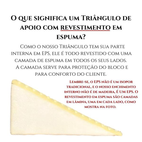 Imagem de Encosto Triangular/Triângulo de apoio com capa de zíper - PRODUTO FIRME