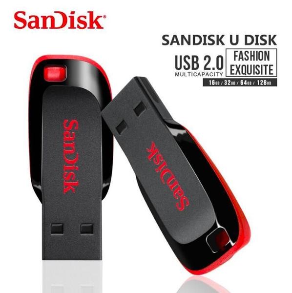 Imagem de Endrive 128Gb Sandisk Cruzer Blade 2.0