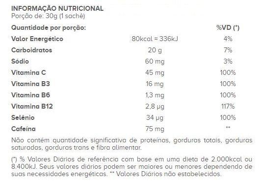 Imagem de Endurance Caffeine Gel  (360g - 12 Saches) - Sabor: Chocolate Belga