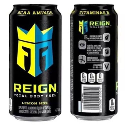 Imagem de Energético Alta Performance Reign Lemon Hdz 473ml (12 Latas)