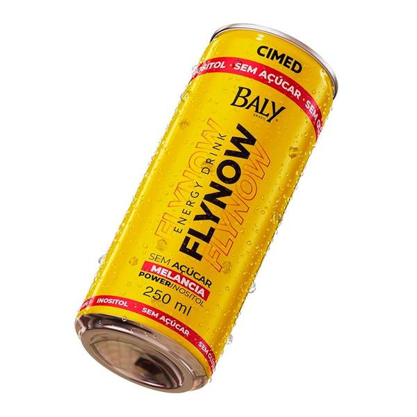 Imagem de Energético Baly Cimed Energy Drink FlyNow Melancia Sem Açúcar 250ml