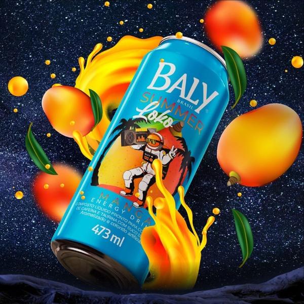 Imagem de Energético Baly Energy Drink Summer Loko Sabor Manga 473ml