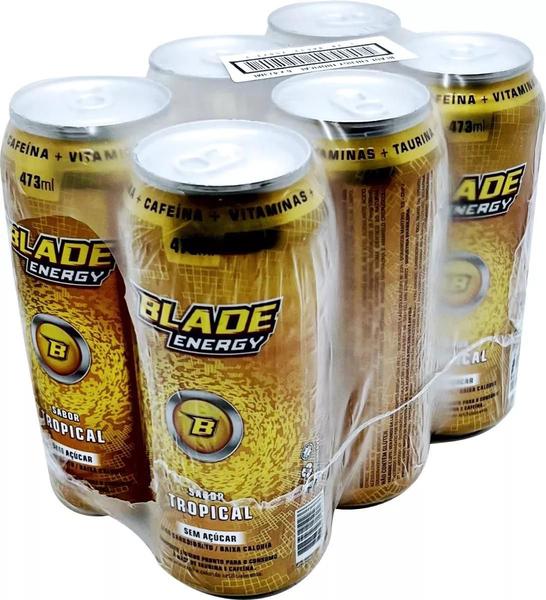 Imagem de Energético Blade Energy Vários Sabores Fardo com 6 Unidades 473ML, Produto de ótima qualidade.