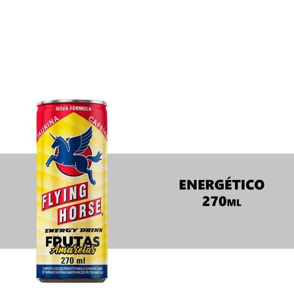 Imagem de Energético Flying Horse Frutas Amarelas 270ml 12 Unidades