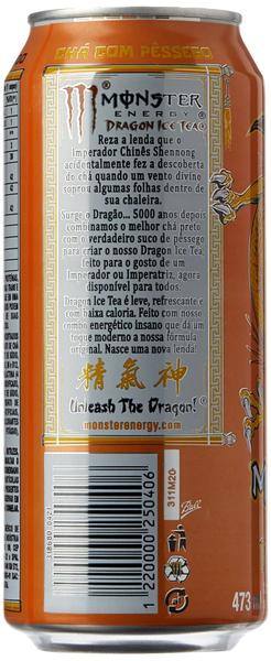 Imagem de Energético Monster  Dragon Ice Tea Pêssego 473ML