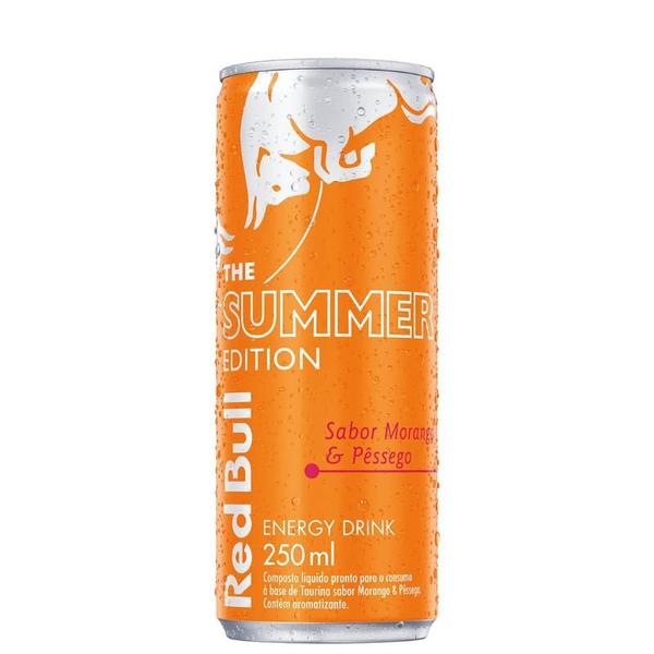 Imagem de Energético Red Bull Energy Drink Summer Edition Morango e Pêssego 250ml