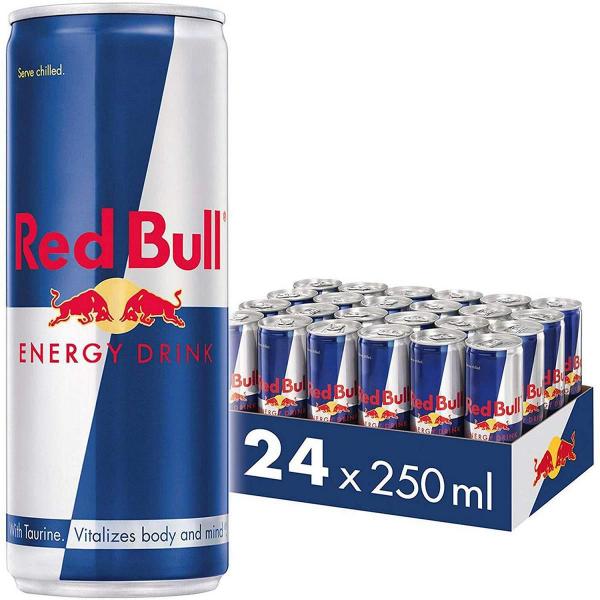 Energético Red Bull Energy Drink Tradicional 24 Latas 250Ml - Geral Imagem de Energético Red Bull Energy Drink Tradicional 24 Latas 250Ml