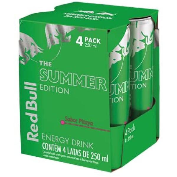 Imagem de Energético Red Bull Pitaya 250Ml 4 Latas