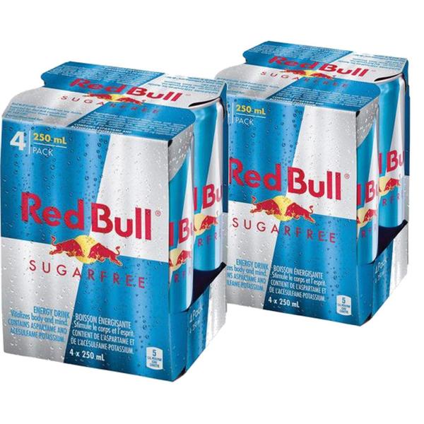 Imagem de Energético Red Bull Sugar Free 250Ml 8 Unidades