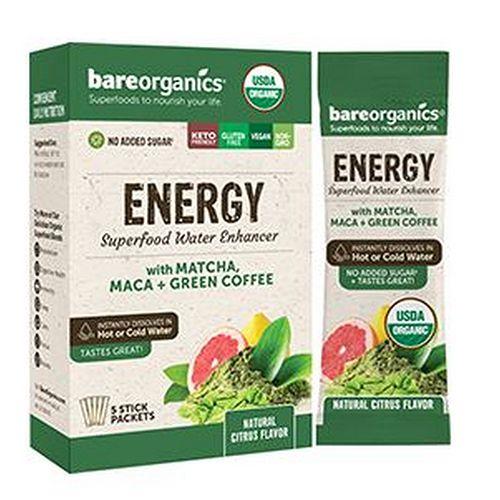 Imagem de Energy Blend Water Enhancer 5 pacotes da Bare Organics (pacote com 2)