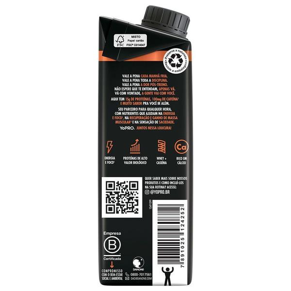 Energy Boost UHT YoPRO 15g de Proteínas Cappuccino 250ml Imagem de Energy Boost UHT YoPRO 15g de Proteínas Cappuccino 250ml