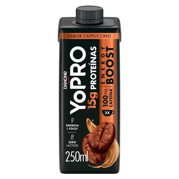 Energy Boost UHT YoPRO 15g de Proteínas Cappuccino 250ml Imagem de Energy Boost UHT YoPRO 15g de Proteínas Cappuccino 250ml