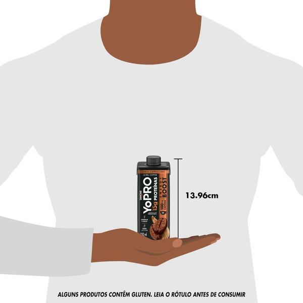 Energy Boost UHT YoPRO 15g de Proteínas Cappuccino 250ml Imagem de Energy Boost UHT YoPRO 15g de Proteínas Cappuccino 250ml