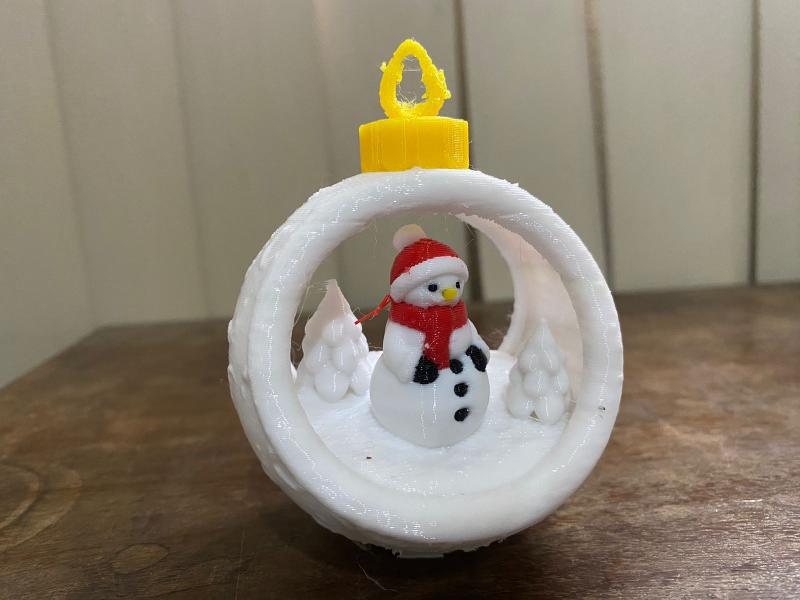 Enfeite 3D Bola Natal Personalizada Exclusiva Presente Único - Topmixshop Imagem de Enfeite 3D Bola Natal Personalizada Exclusiva Presente Único