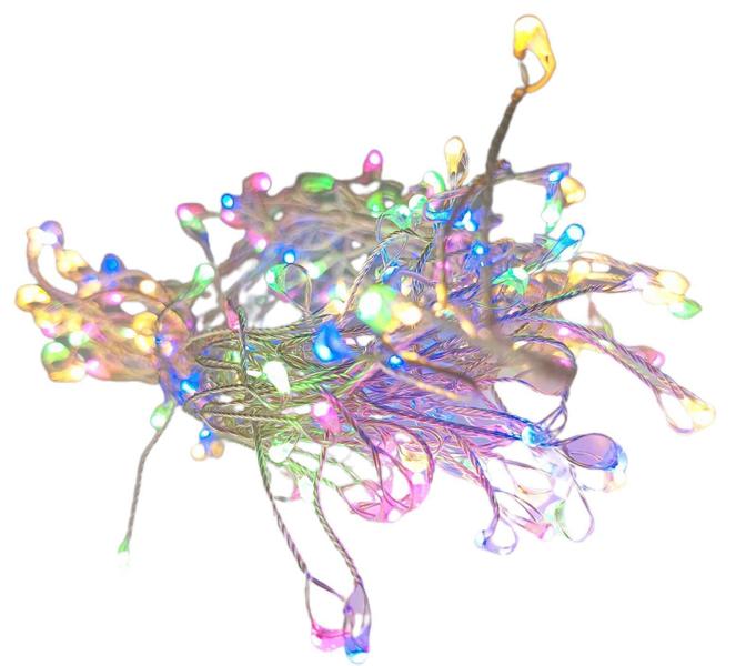 Enfeite De Natal Cordão Pisca Orvalho Inverno - Bivolt - Art Christmas Imagem de Enfeite De Natal Cordão Pisca Orvalho Inverno - Bivolt