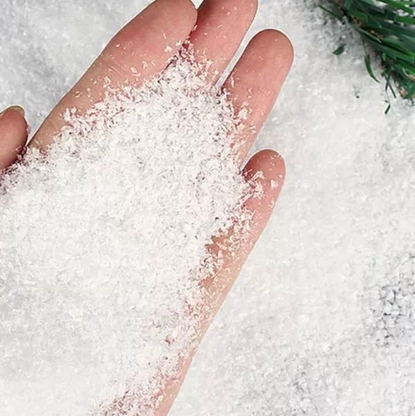 Imagem de Enfeite De Natal Floco Neve Artificial plástico 50g-kit 3pct