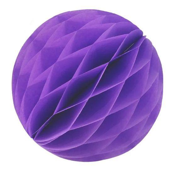 Imagem de Enfeite de Papel Globo 13cm Roxo - 1 Un