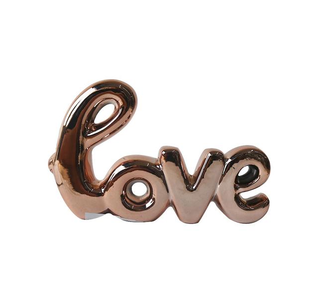 Imagem de Enfeite de porcelana decorativo love 10x8,5cm