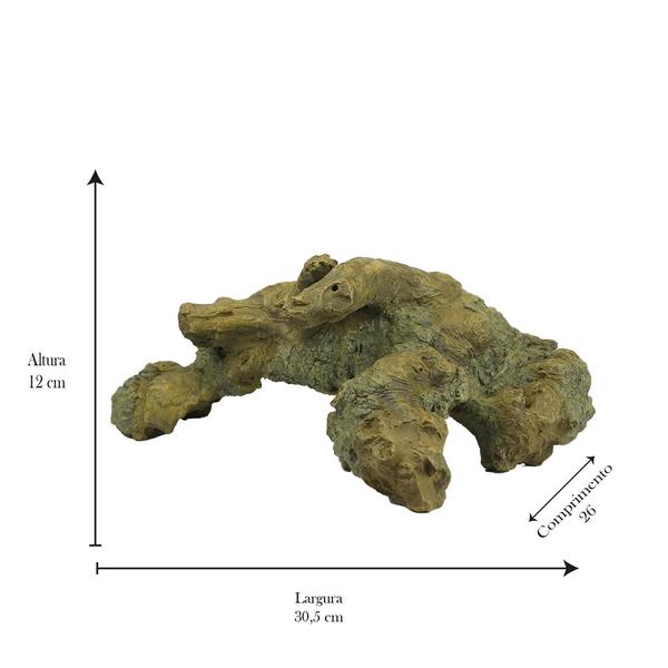 Imagem de Enfeite de resina soma tronco duo 203(30,5x26x12 cm)