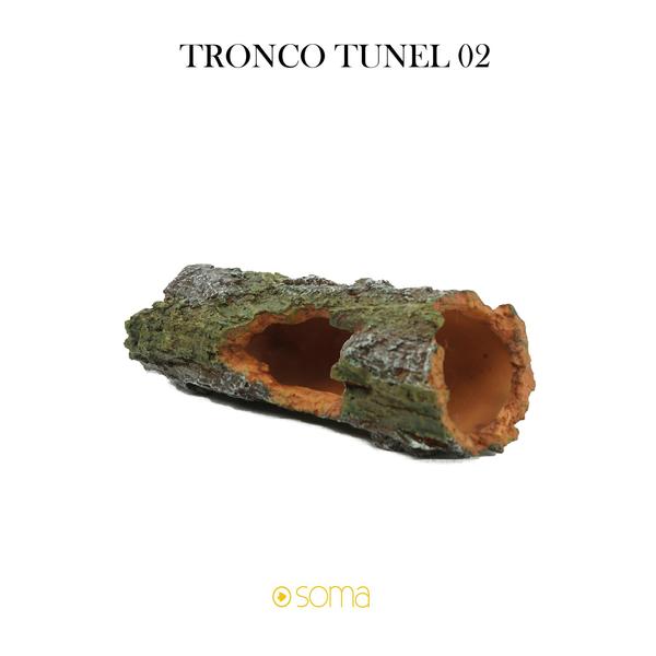 Imagem de Enfeite de resina soma tronco tunel 02(24,5x9,5x8,6 cm)