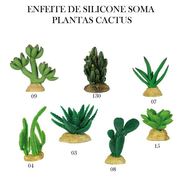 Imagem de Enfeite de silicone soma planta cactus 08